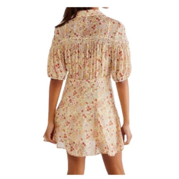 Free People Bonnie Mini Dress Tea Combo XS NWT - Picture 2 of 5
